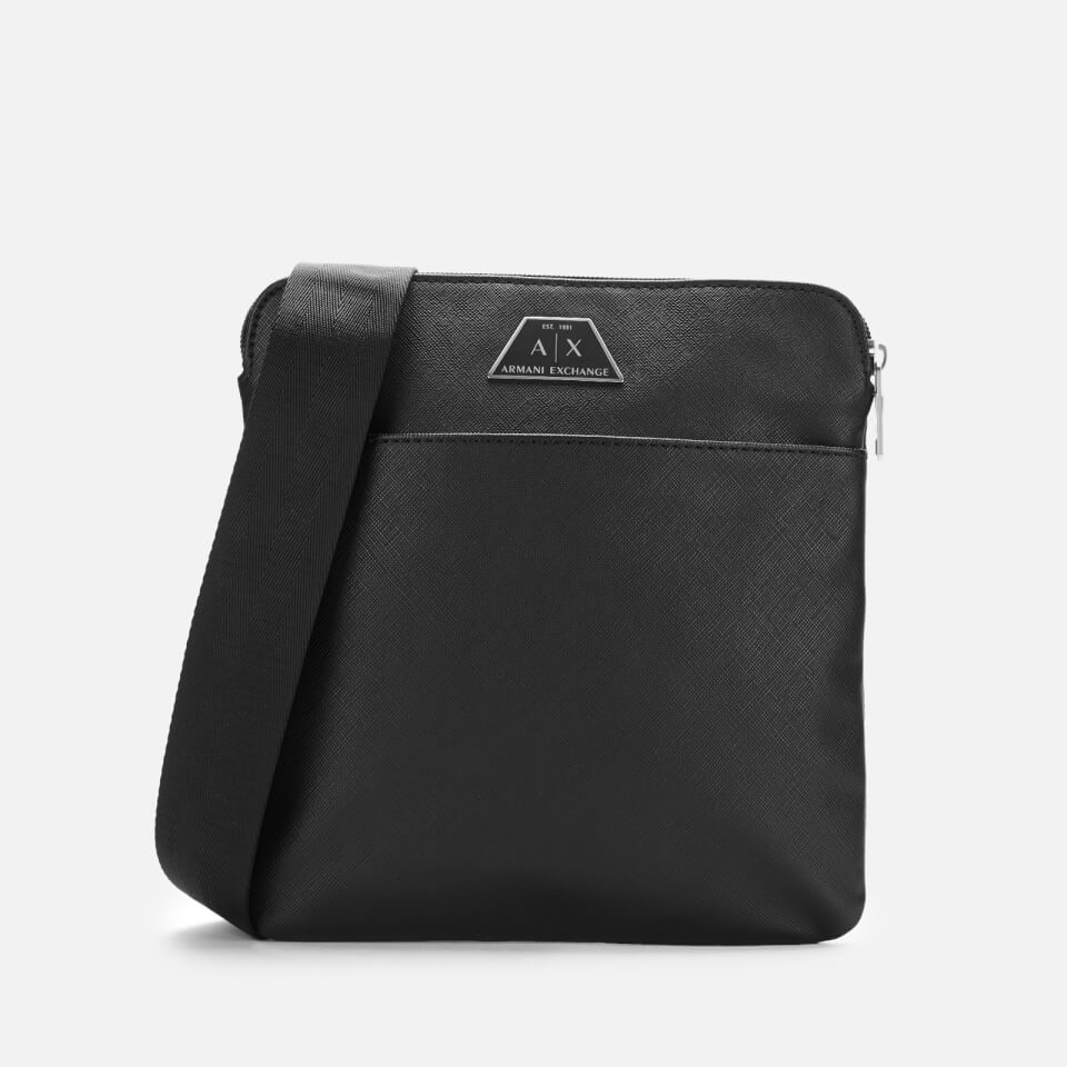 Armani Exchange Men's Small Cross Body Bag - Nero