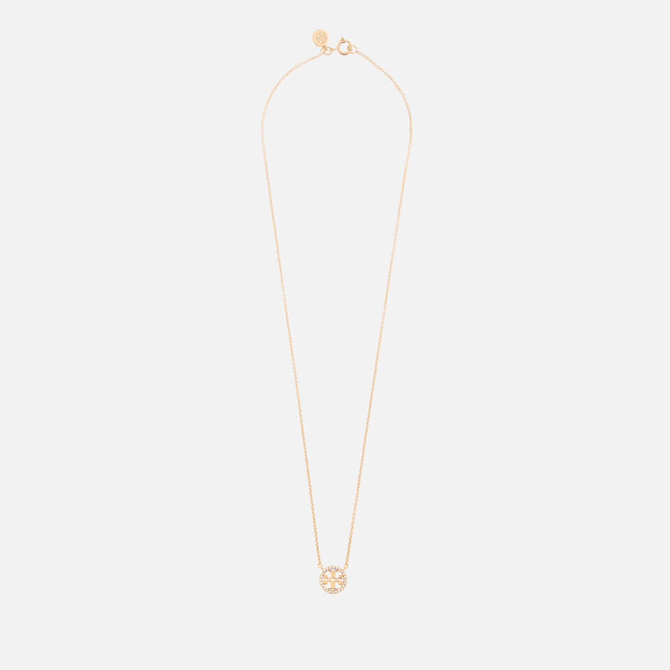 Tory Burch Miller Gold-Plated Crystal Necklace