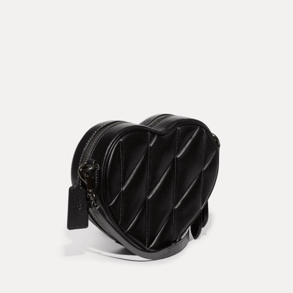 Coach Quilted Heart Leather Crossbody Bag