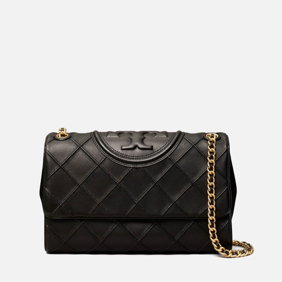 Tory Burch Fleming Soft Leather Chain Wallet