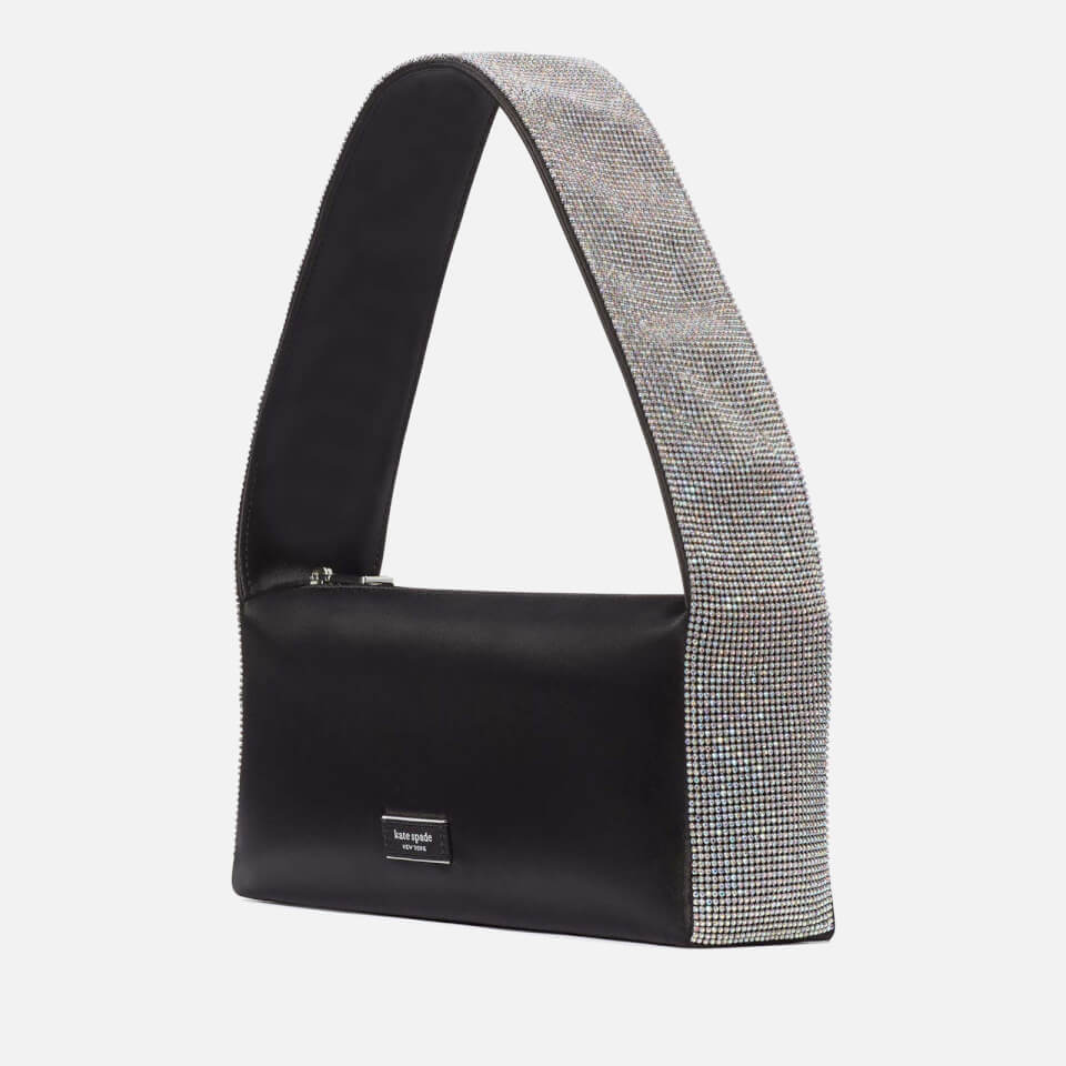 Kate Spade New York Afterparty-Crystal Embellished Satin Shoulder Bag