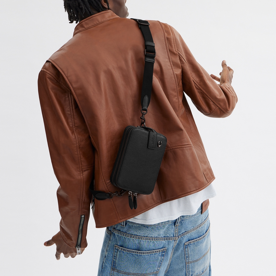 Coach Charter 19 Pebble Leather Crossbody Bag