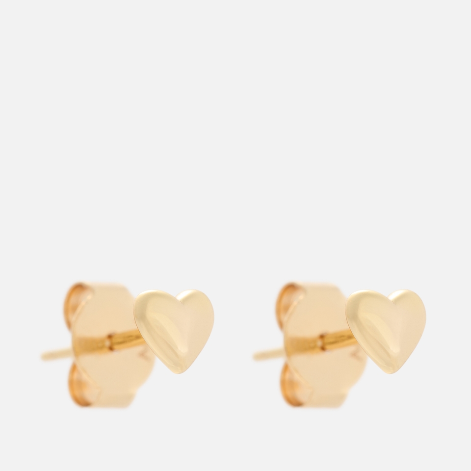 Astrid & Miyu Heart 18K Gold-Plated Sterling Silver Earrings