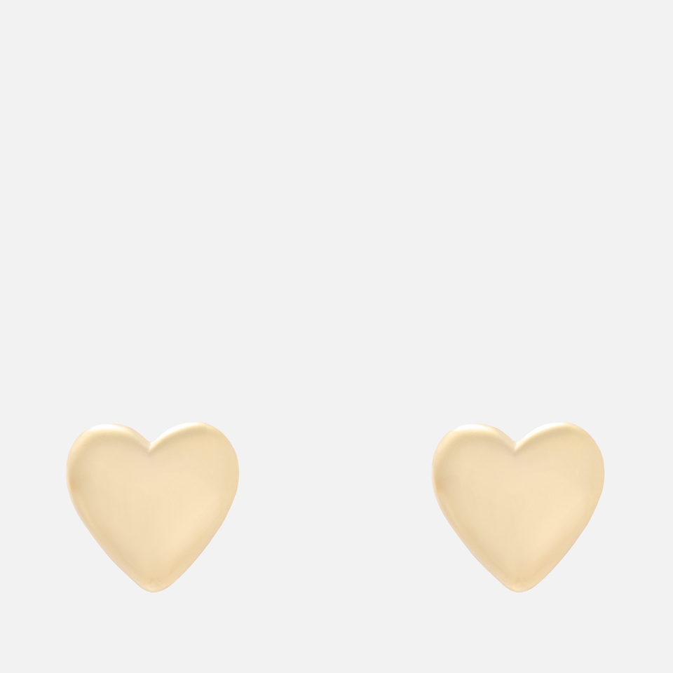 Astrid & Miyu Heart 18K Gold-Plated Sterling Silver Earrings