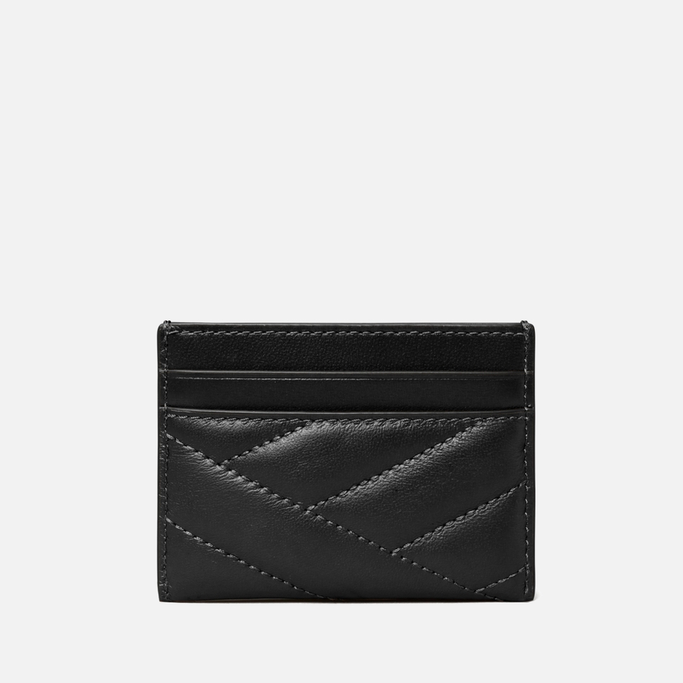 Tory Burch Kira Chevron-Quilted Leather Card Case