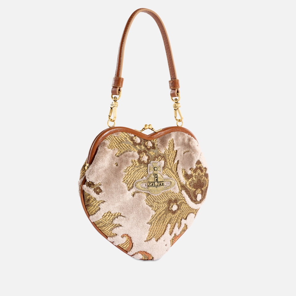 Vivienne Westwood Belle Heart Jacquard Frame Purse