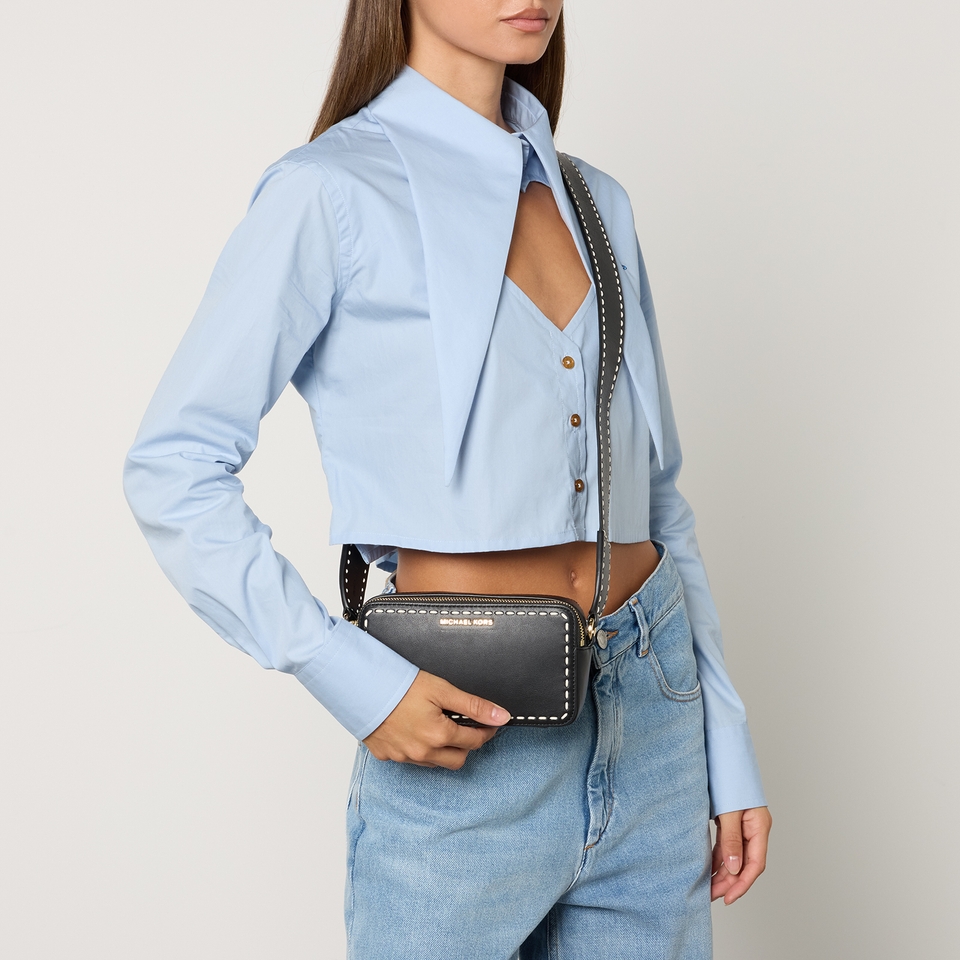 MICHAEL Michael Kors Jet Set Leather Camera Bag