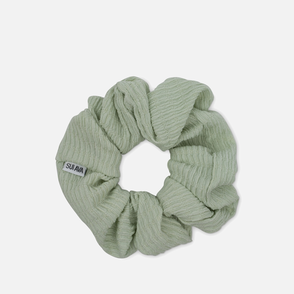 SUI AVA Ea Zig-Zag Woven Scrunchie