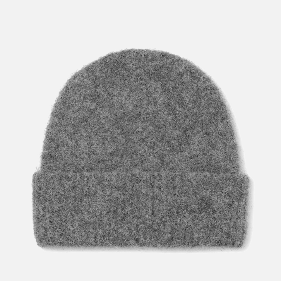 Ganni Brushed-Knit Beanie
