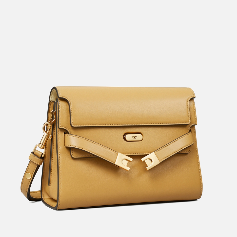 Tory Burch Lee Radziwill Leather Shoulder Bag