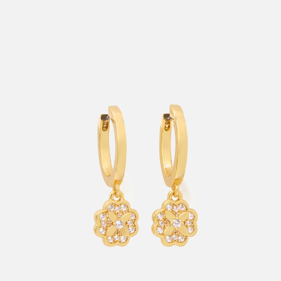Kate Spade New York Heritage Bloom Gold-Tone Earrings