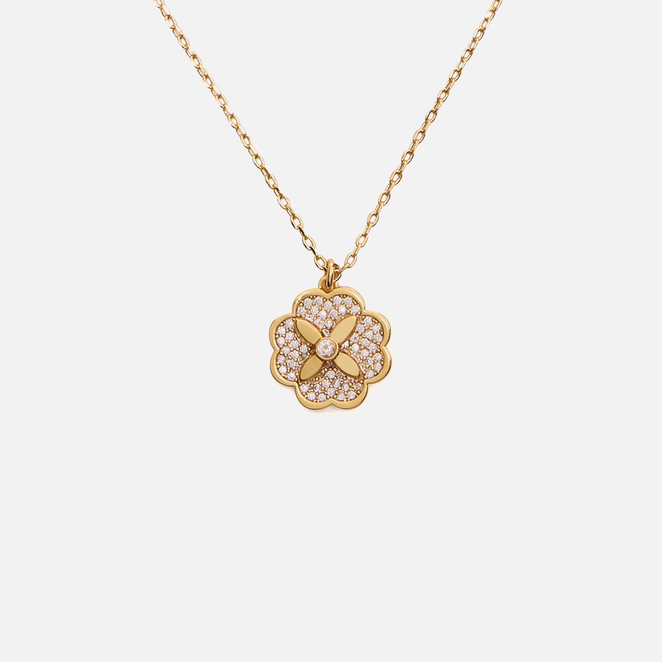 Kate Spade New York Heritage Bloom Gold-Tone Pendant