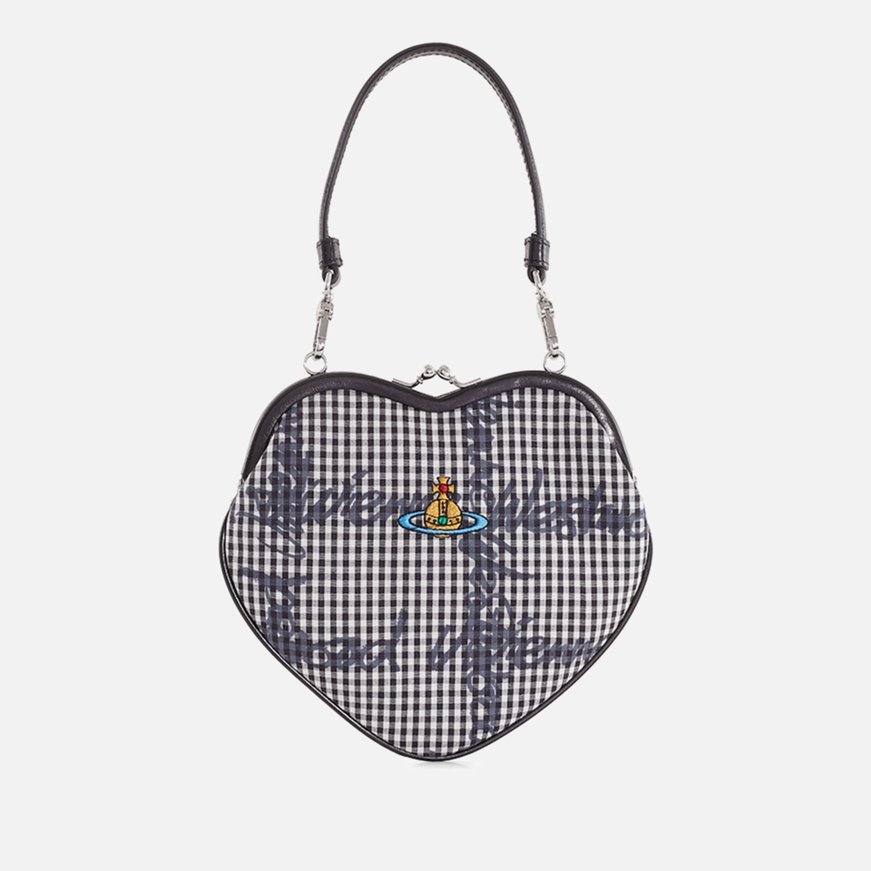 Vivienne Westwood Belle Gingham Heart Frame Purse