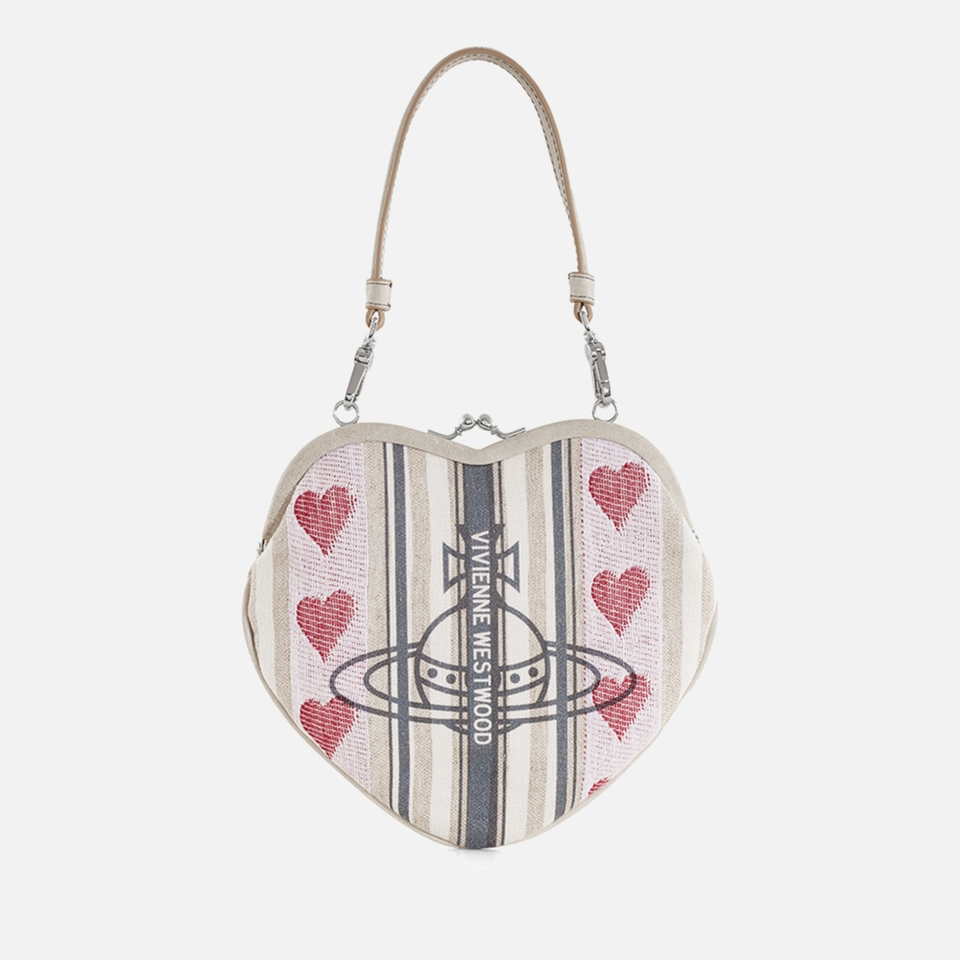 Vivienne Westwood Belle Heart Frame Jacquard Purse