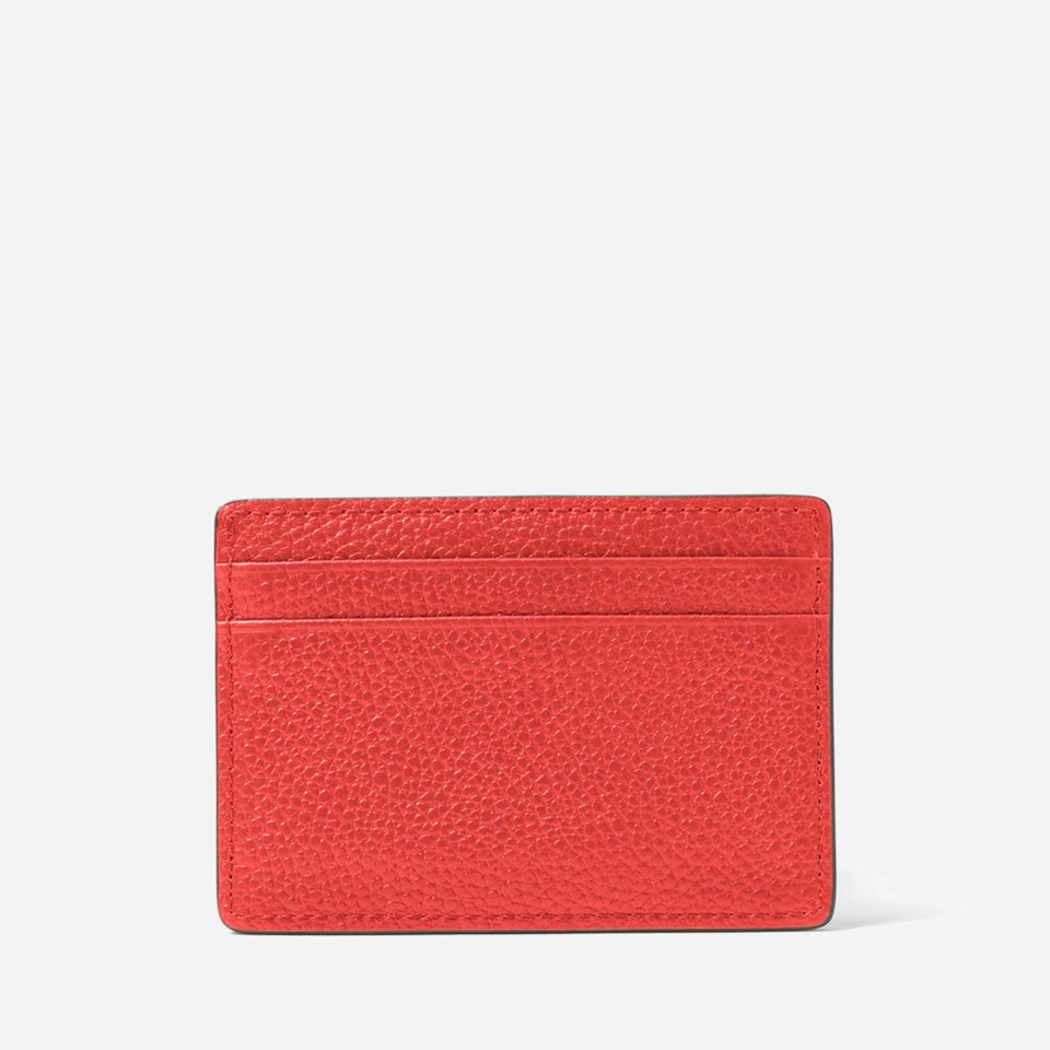 MICHAEL Michael Kors Jet Set Pebble-Grain Leather Cardholder