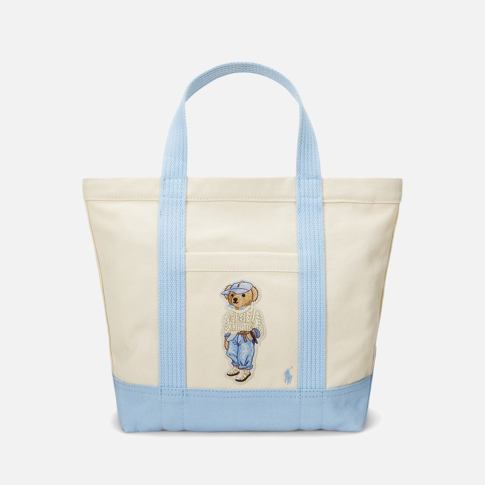 Polo Ralph Lauren Bear Canvas Tote Bag