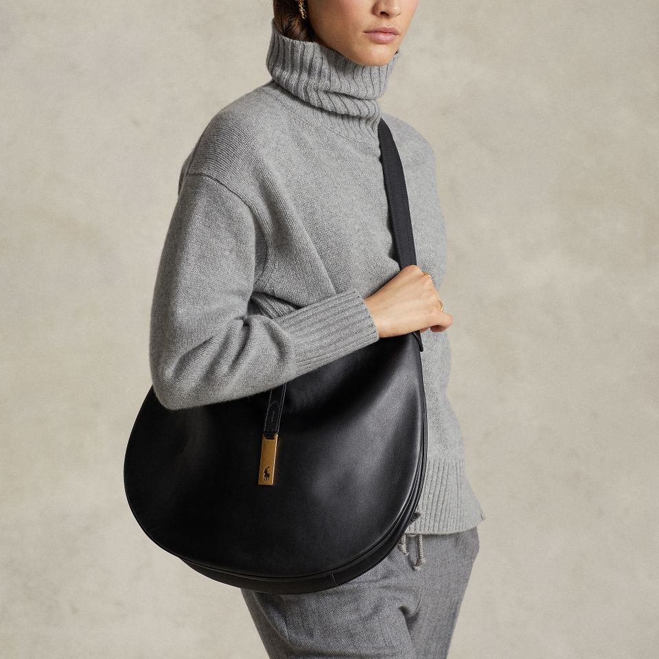 Polo Ralph Lauren ID Leather Shoulder Bag