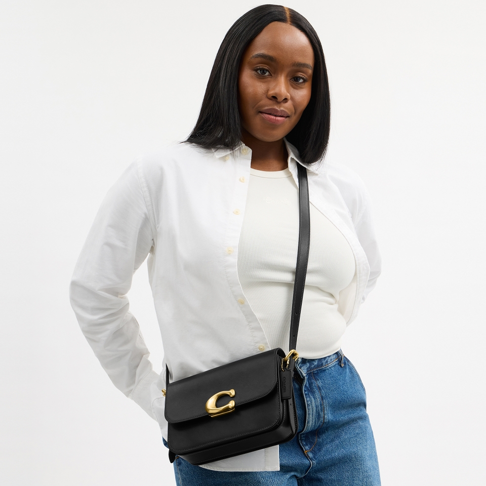 Coach Sage Leather Shoulder Bag