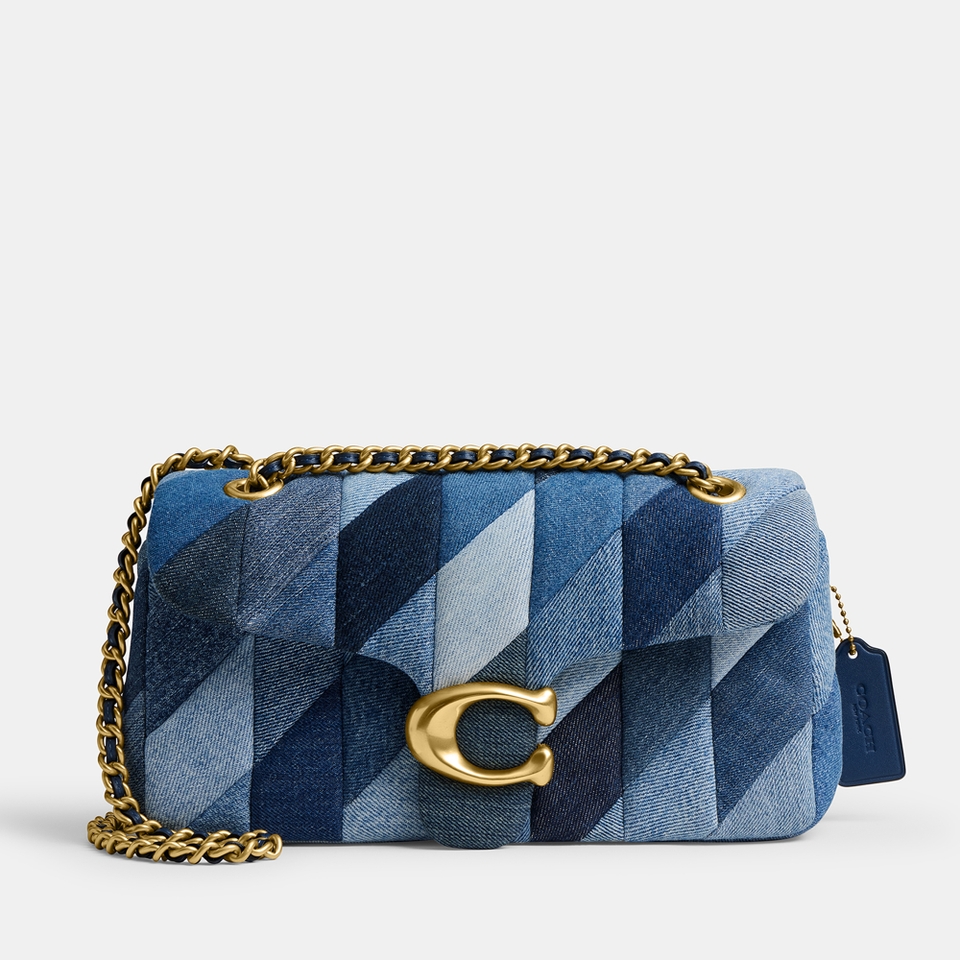 Coach Patchwork Tabby 26 Denim Shoulder Bag