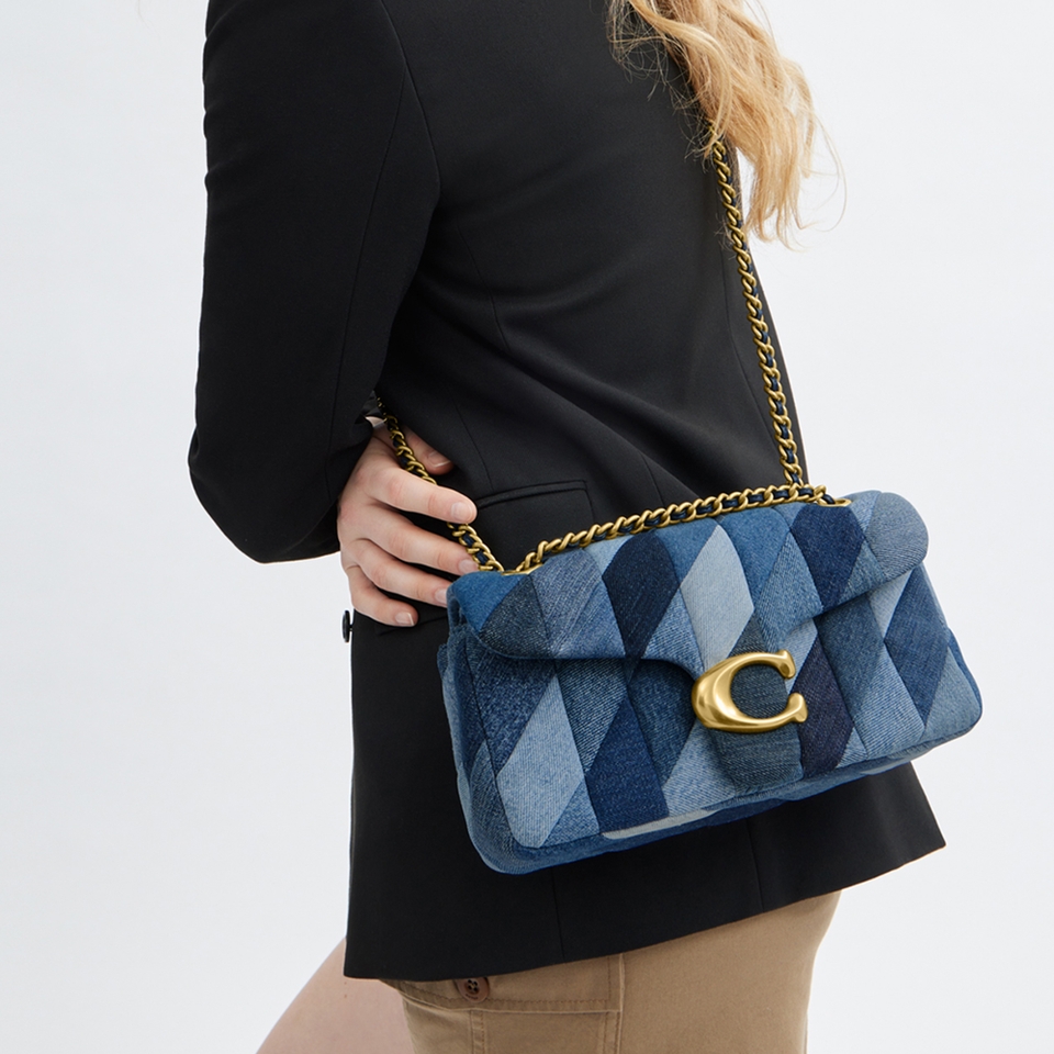 Coach Patchwork Tabby 26 Denim Shoulder Bag