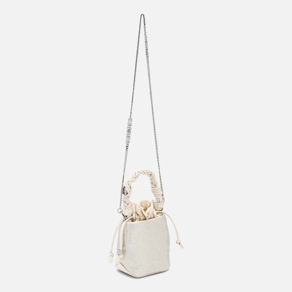 Ganni Mini Bou Embellished Faux Leather Bag