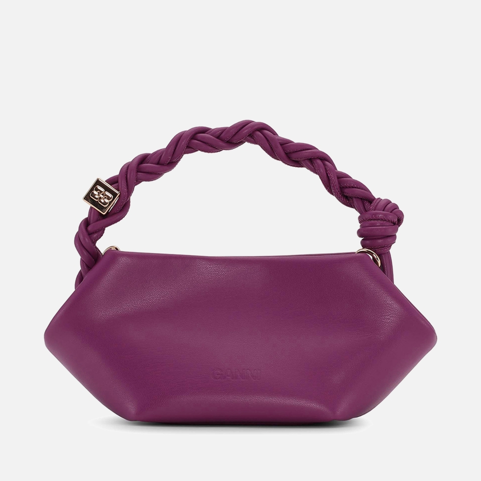 Ganni Mini Bou Recycled Leather and Faux Leather Bag