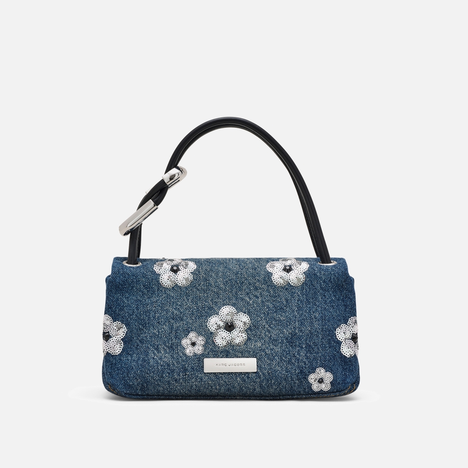 Marc Jacobs The Sequin Daisy Mini Dual Denim Bag